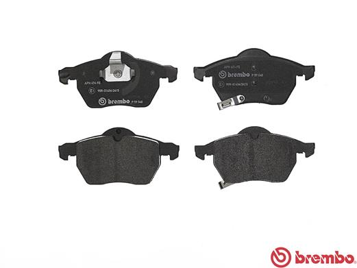 A.B.S. P 59 048 BREMBO BREMSBELÄGE, RICHTUNGSGEBUNDEN Bremsbelagsatz, Scheibenbremse